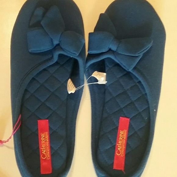 Catherine Malandrino slippers, size L 9-10, blue - Picture 1 of 4